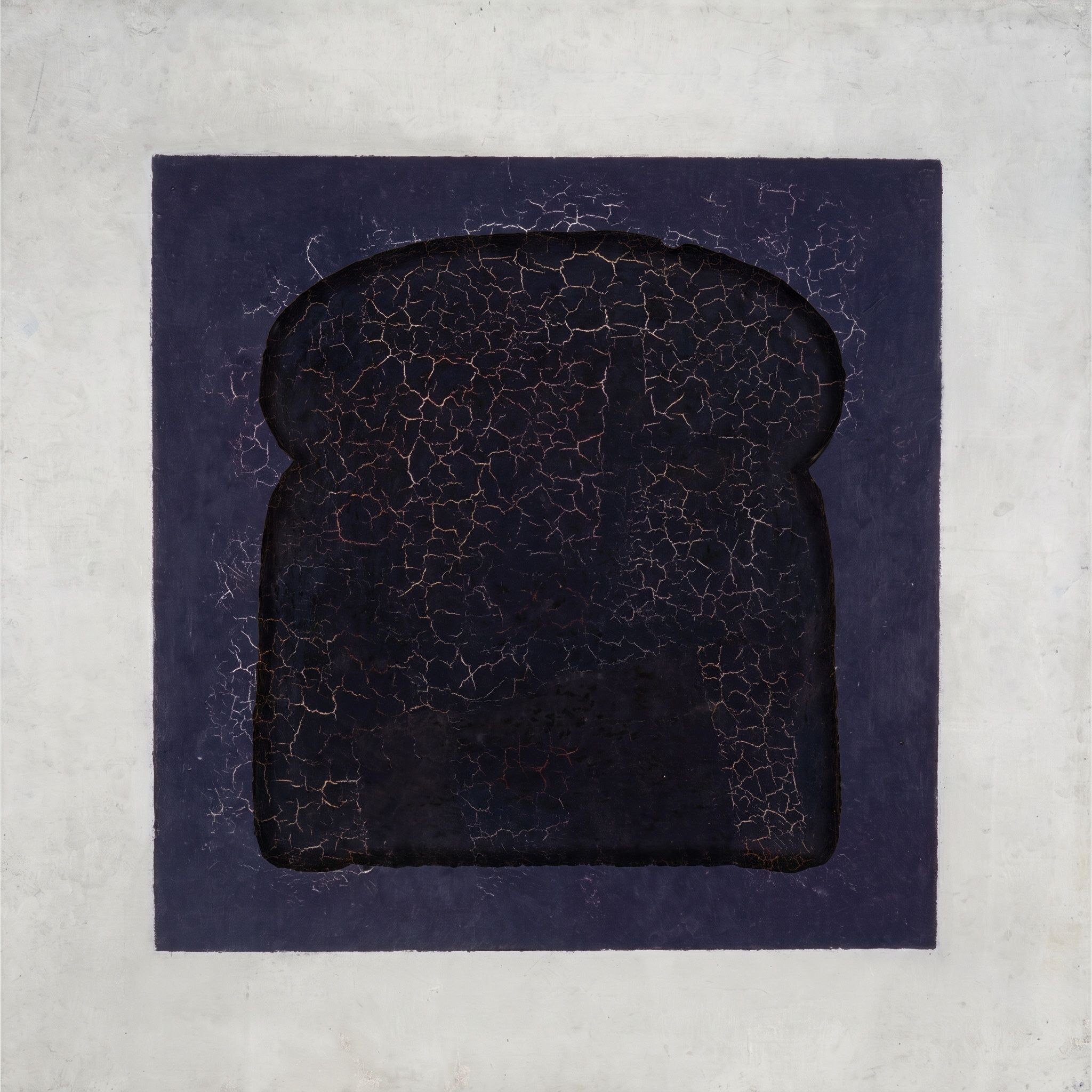 Black Square (burnt toast), after Kazimir Malevich, 1915