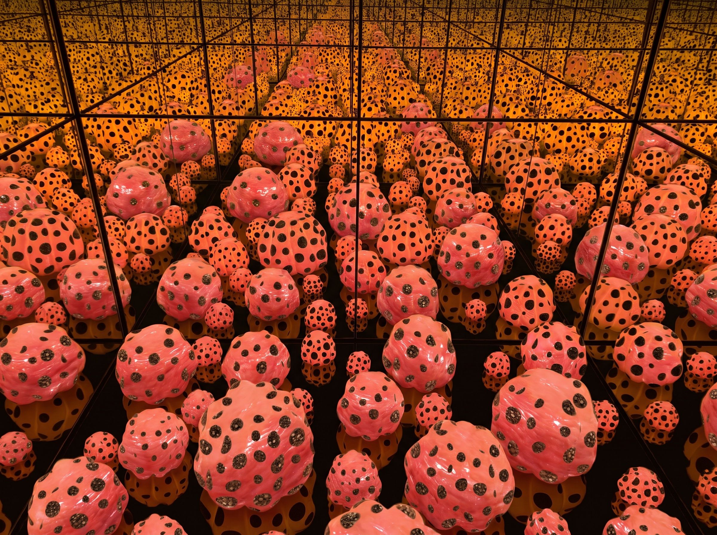 The Spirits of the Filet Descended, after Yayoi Kusama, 2017