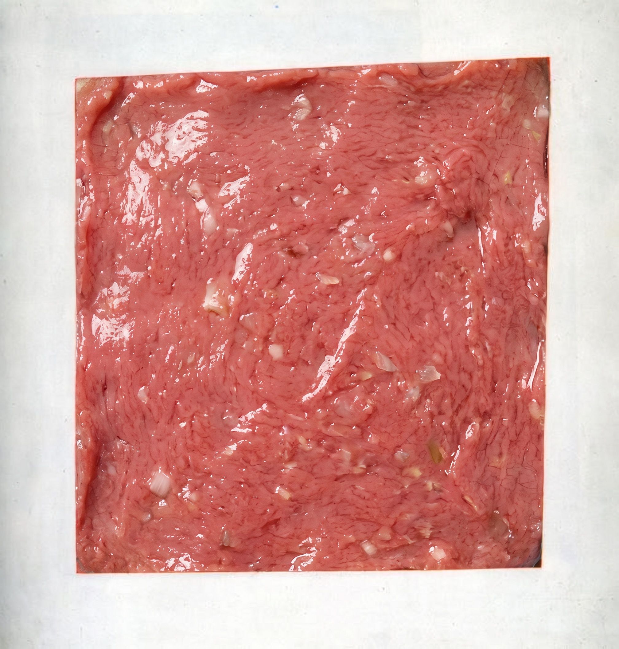 Red Square (minced), after Kazimir Malevich, 1915