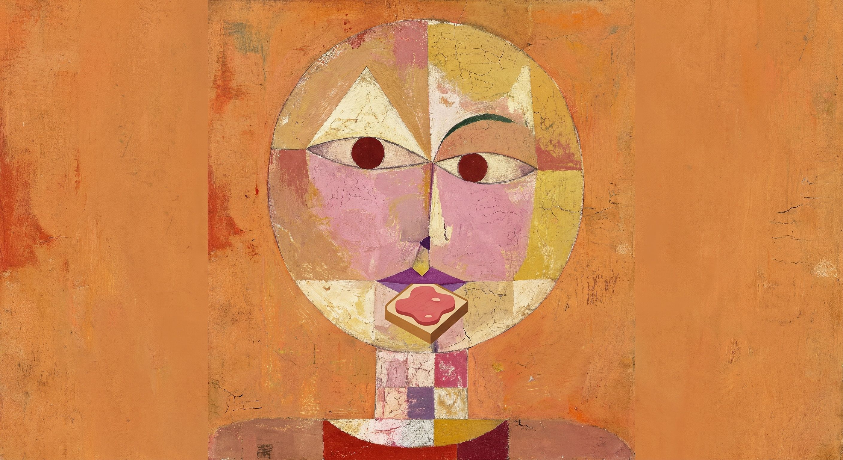Senecio, after lunch, after Paul Klee, 1922